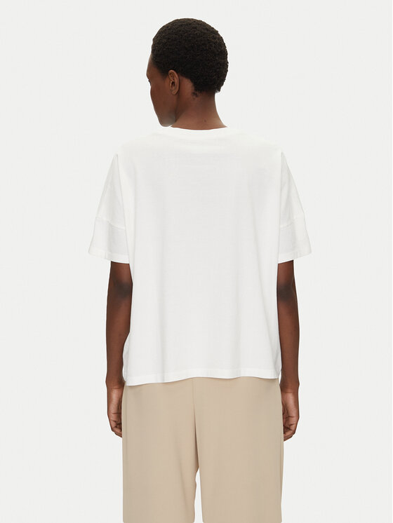 Bomboogie Bomboogie T-Shirt TW7441TJOR5 Biały Relaxed Fit