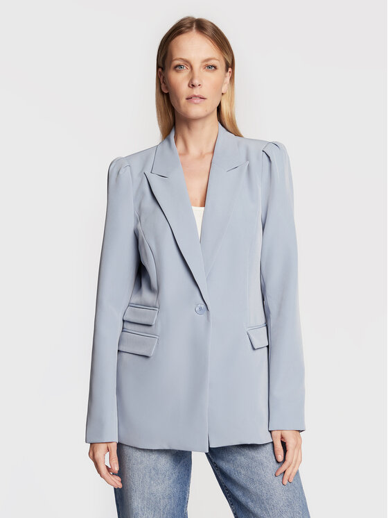Bruuns Bazaar Sacou Rubysus Nora BBW3164 Albastru Slim Fit Albastru imagine noua