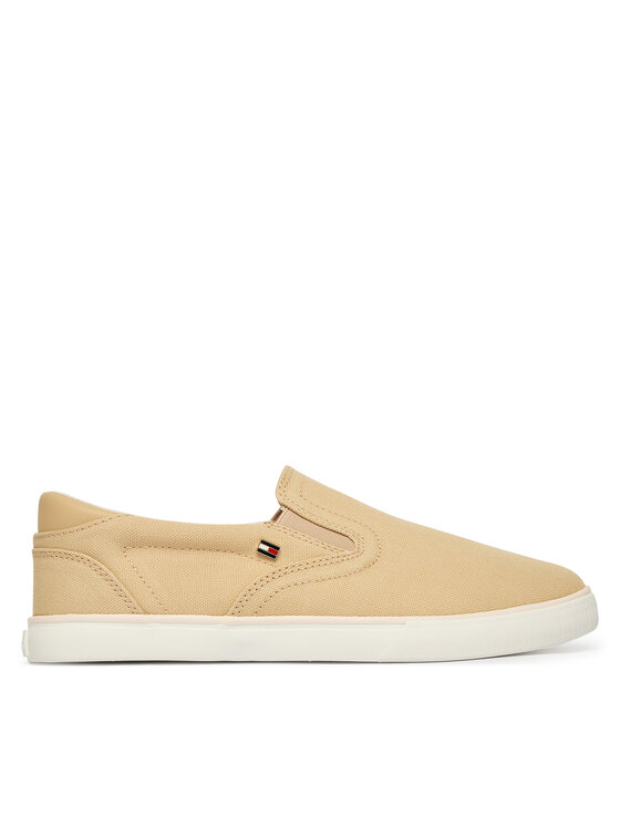 Tommy Hilfiger Teniși Th Low Profile Slip On FW0FW09103 Bej