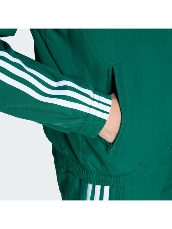 adidas adidas Sweatshirt Firebird KC8018 Grün Regular Fit