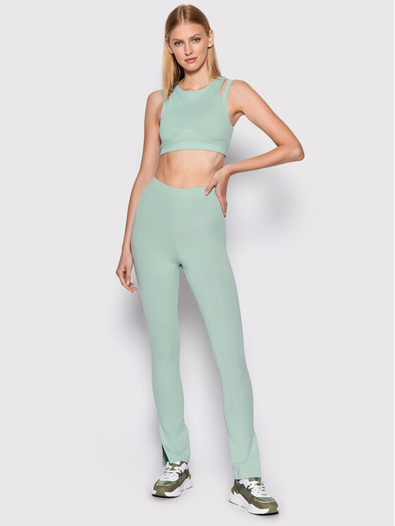 Leggings Classics HH7368 Verde Slim Fit