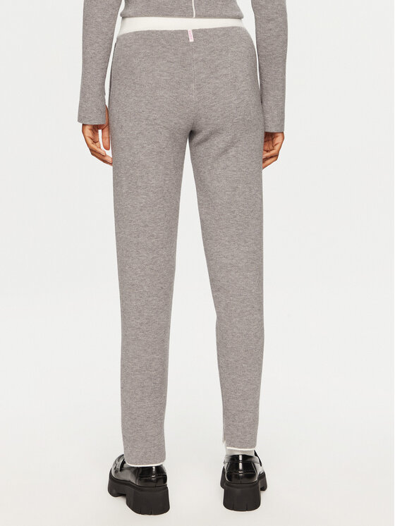 Deha Deha Kötött nadrág D12825 Szürke Regular Fit