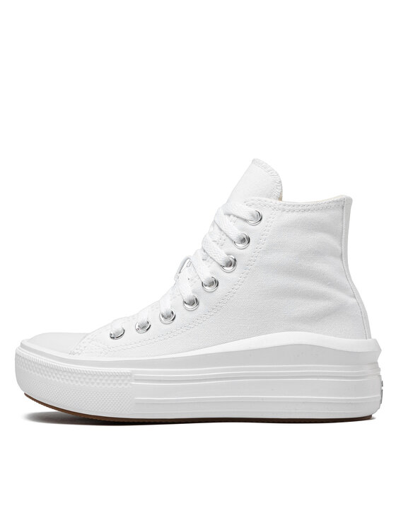 Converse Converse Кецове Chuck Taylor All Star Move Platform 568498C Бял