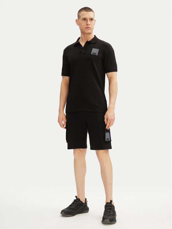 KARL LAGERFELD KARL LAGERFELD Polo majica 745402 552235 Črna Regular Fit