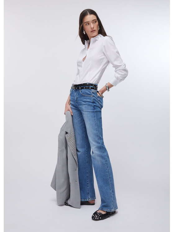Liu Jo Liu Jo Jeansy UA6185D031478993 Błękitny Regular Fit