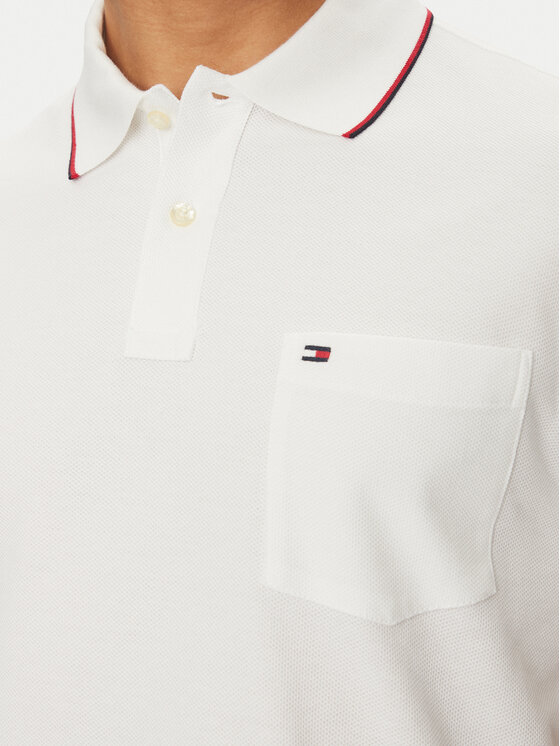 Tommy Hilfiger Tommy Hilfiger Polokošile MW0MW38457 Bílá Classic Fit
