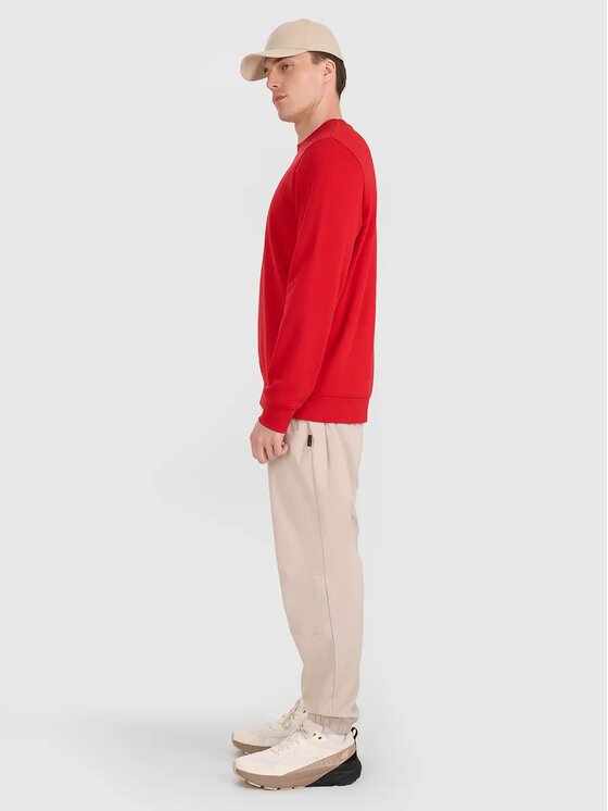 4F 4F Felpa 4FWMM00TSWSM1767-062S Rosso Regular Fit