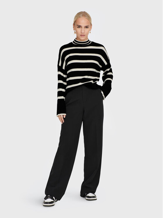 ONLY ONLY Sweter Libi 15259096 Czarny Regular Fit