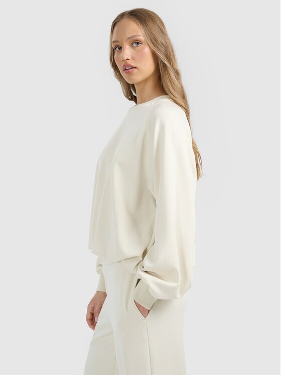 4F 4F Felpa 4FRAW25TSWSF2508-12S Bianco Oversize