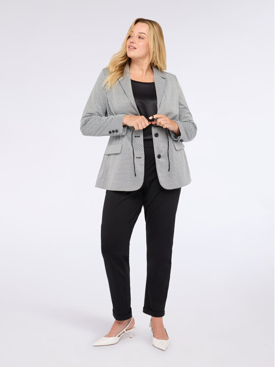 Fiorella Rubino Fiorella Rubino Kurtka outdoor Q517T000200N0Z3 Czarny Slim Fit