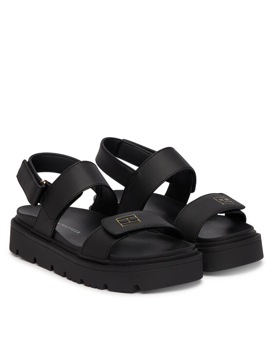 Tommy Hilfiger Tommy Hilfiger Sandály T3A2-34284-0326 Černá