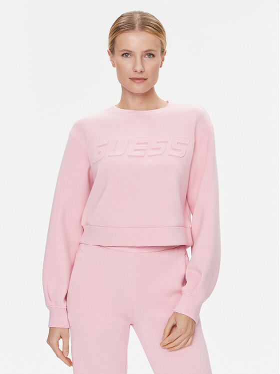 Guess Guess Світшот Cindra V3BQ15 K7UW2 Рожевий Regular Fit