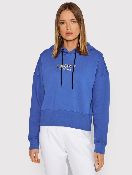 Felpa DP1T8221 Blu Relaxed Fit