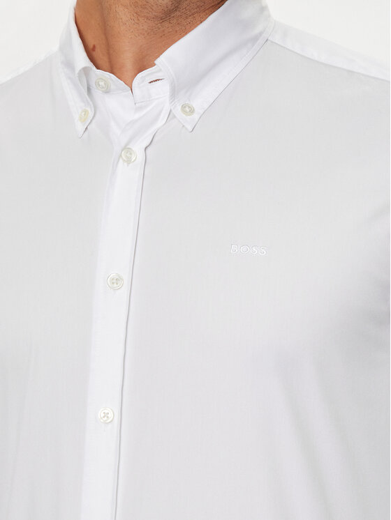 BOSS Boss Hemd Roan 50520291 Weiß Slim Fit