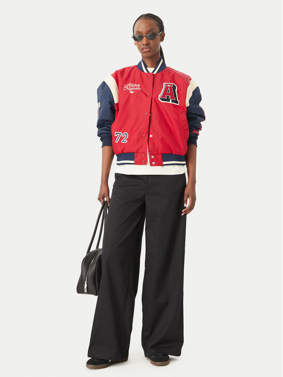 adidas adidas Bomber jakna KR7030 Rdeča Loose Fit