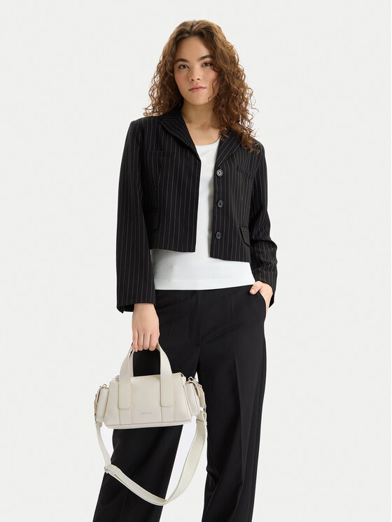 Calvin Klein Calvin Klein Geantă Webbing Strap Pocket Bag LV04F3291G Alb