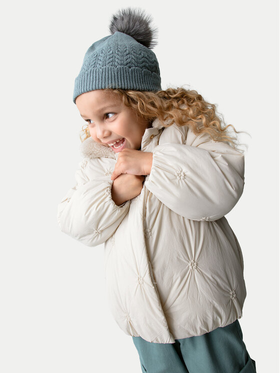 Mayoral Mayoral Зимно яке 4446 Бежов Regular Fit