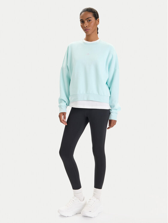 adidas adidas Sweatshirt Essentials Small Logo Feelcozy JV7300 Grün Loose Fit