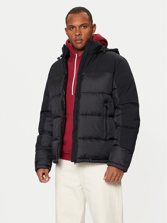 Champion Champion Vatovaná bunda 220346 Čierna Regular Fit