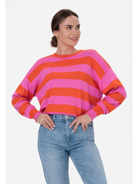 LAURELLA LAURELLA Svetr Laurella 6TU013926 Barevná Regular Fit