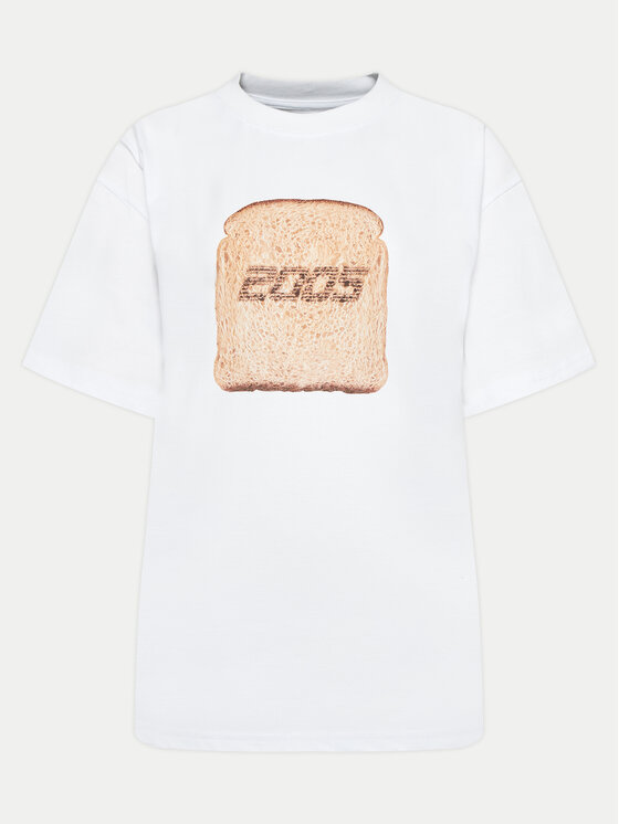 2005 2005 T-Shirt Unisex Kromka Biały Regular Fit