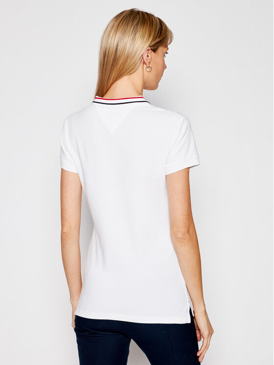 Tommy Hilfiger Поло WW0WW30580 Білий 