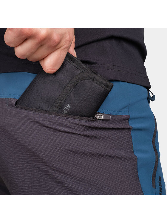 Alpinus Alpinus Spodnie outdoor Dekan Granatowy Regular Fit