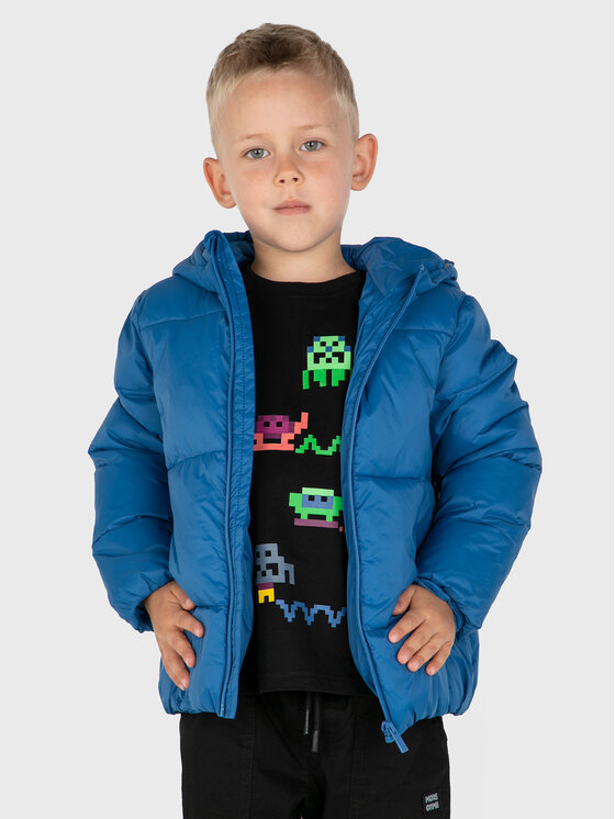 Giubbotto piumino ZC2152701OBK Blu Regular Fit