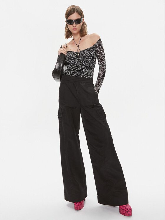PINKO Pinko Body Birba 102221 A1A0 Czarny Slim Fit
