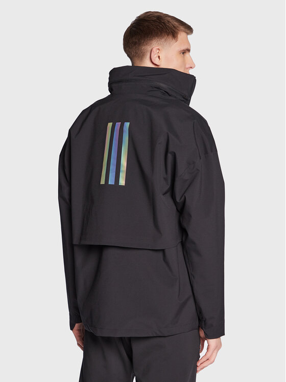 adidas adidas Kurtka przeciwdeszczowa Terrex Ct Myshelter H65700 Czarny Regular Fit