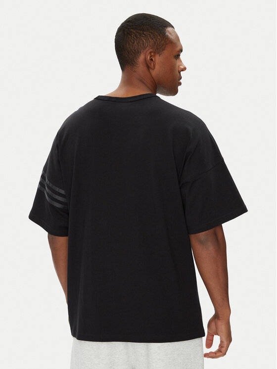 adidas adidas T-shirt Neuclassics HZ3700 Crna Oversize