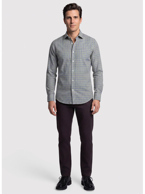 Pako Lorente Pako Lorente Koszula P26WF-1X-023 Zielony Slim Fit