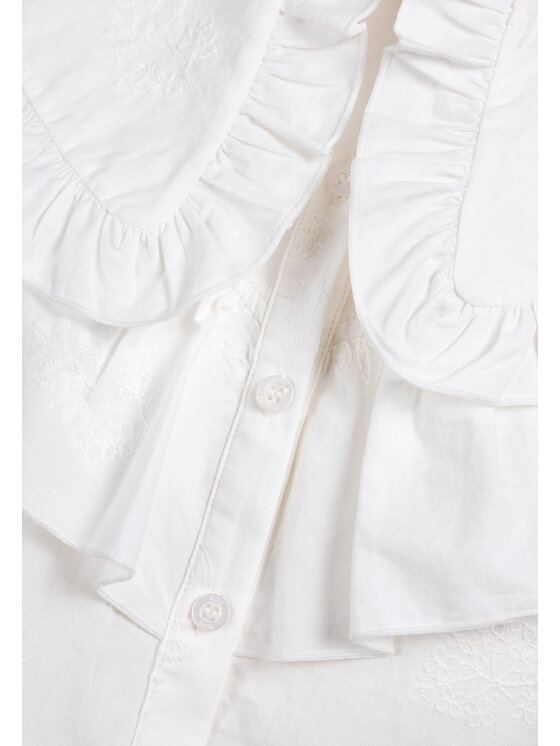 BIZUU BIZUU Koszula HARRIET COTTON SHIRT Biały Standard Fit
