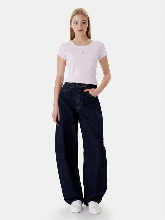 Calvin Klein Jeans Calvin Klein Jeans T-Shirt LV047C200G Różowy Slim Fit