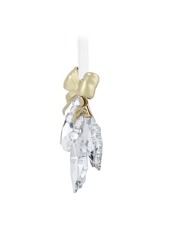 Swarovski Swarovski Ozdoba Holiday Magic Ozdoba Liście ostrokrzewu 5685701 Złoty