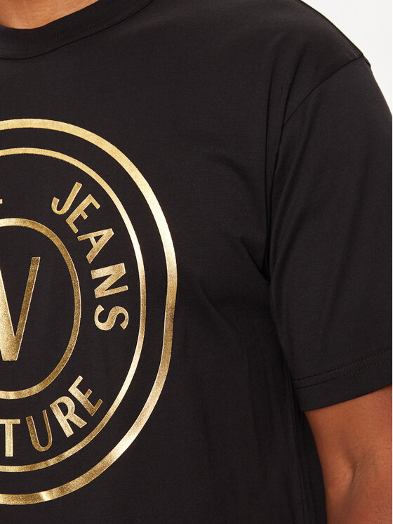 Versace Jeans Couture Versace Jeans Couture T-Shirt 77GAHT01 Schwarz Regular Fit