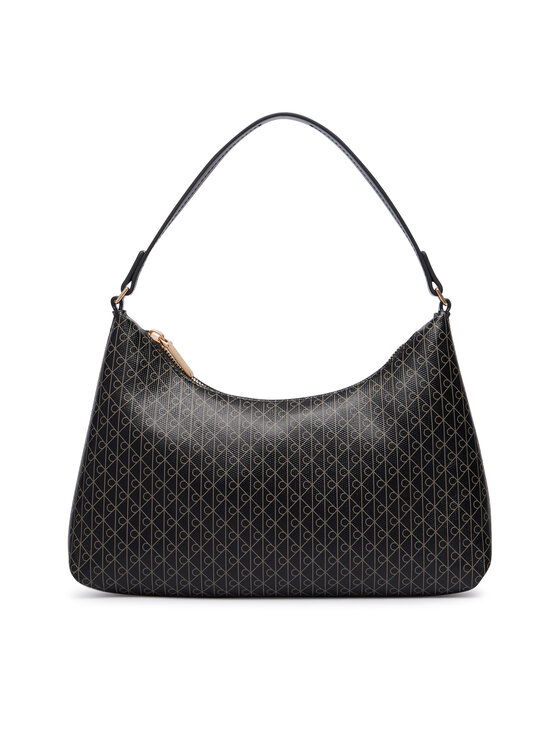 Calvin Klein Calvin Klein Дамска чанта Emblem Aop Small Shoulder Bag LV04F3889G Черен