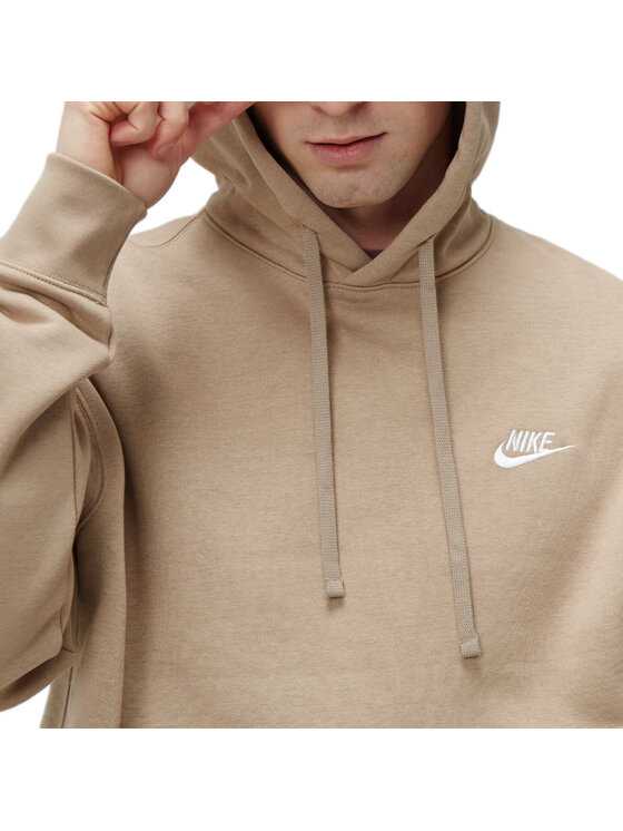 Nike Nike Bluza Sportswear Club Fleece Beżowy Regular Fit