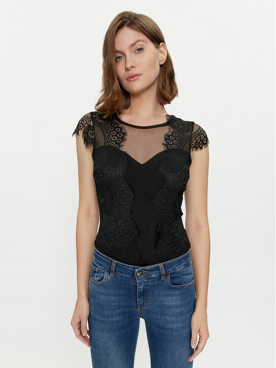 Rinascimento Rinascimento Glaustinukė CFC0117443003 Juoda Slim Fit