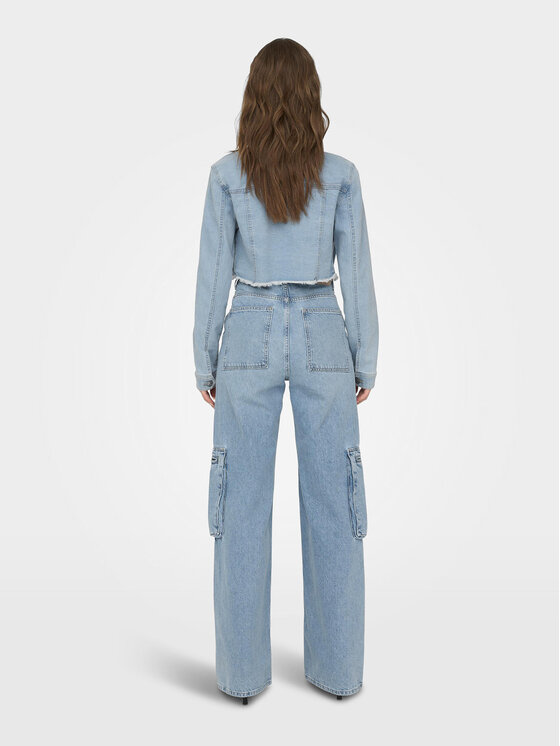 ONLY ONLY Kurtka jeansowa Wonder 15256098 Niebieski Regular Fit