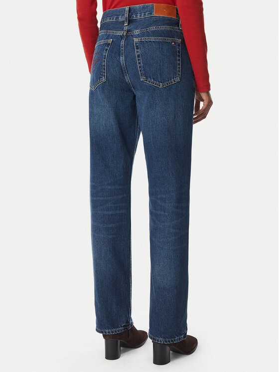 Tommy Hilfiger Tommy Hilfiger Jeansy WW0WW51407 Niebieski Straight Leg