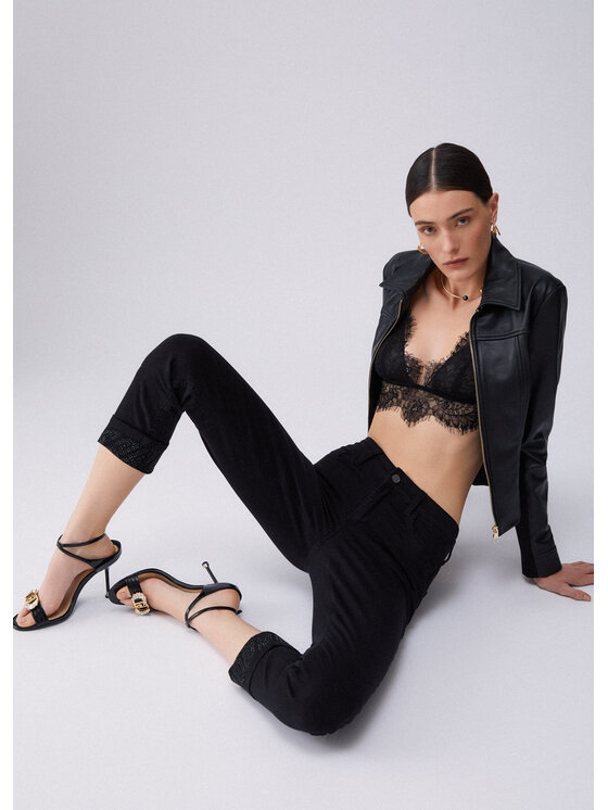 Liu Jo Liu Jo Pantaloni di tessuto UA6006T259422222 Nero Slim Fit