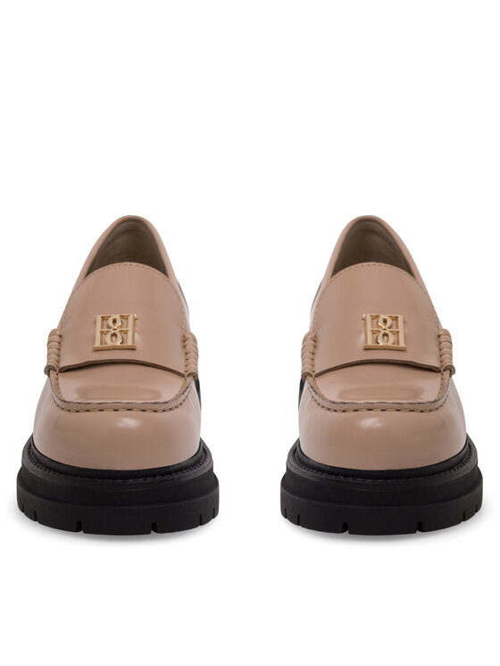 Badura Badura Loafersy PAOLA-112890 Beżowy