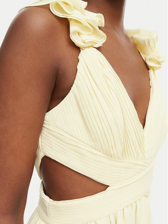 Morgan Morgan Abito da sera 251-RISSAL Giallo Regular Fit