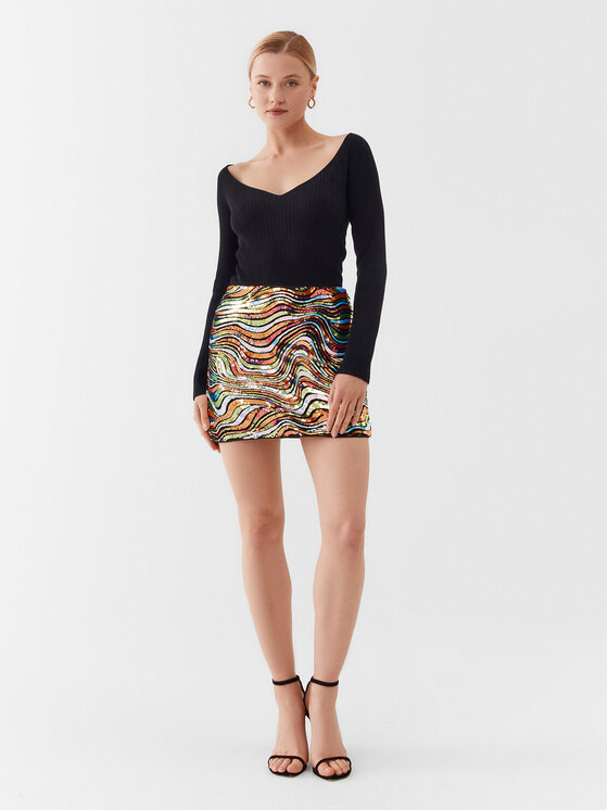 Guess Guess Πουλόβερ W3YR25 Z37J2 Μαύρο Regular Fit