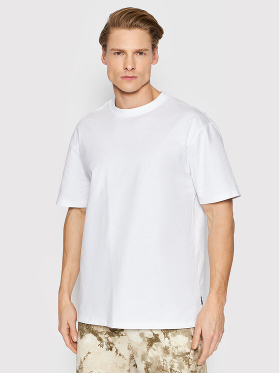 Only & Sons T-krekls Fred 22022532 Balts Relaxed Fit