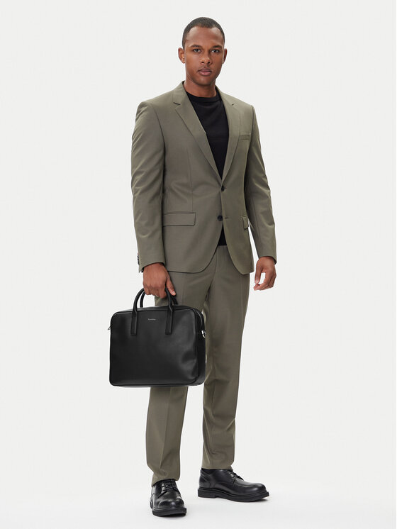 Calvin Klein Calvin Klein Torba za prenosnik Raised Commuter LV04D3157G Črna