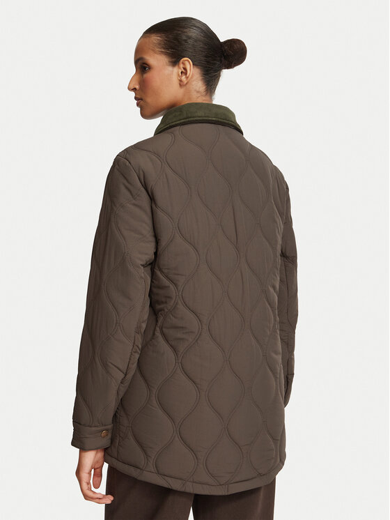 Hunter Hunter Kurtka przejściowa HARW0027262 Brązowy ciemny Regular Fit