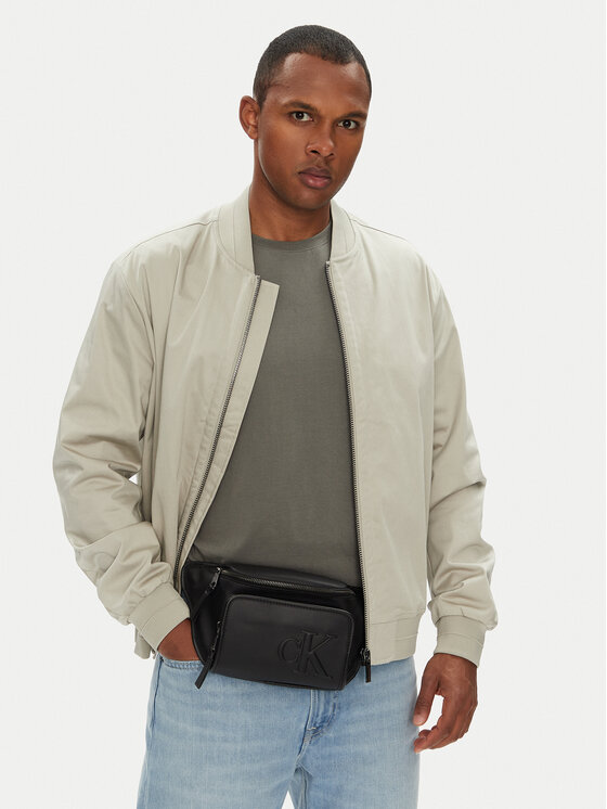 Calvin Klein Calvin Klein Ledvinka Sculpted Impression Waistbag 38 LV04G3160G Černá