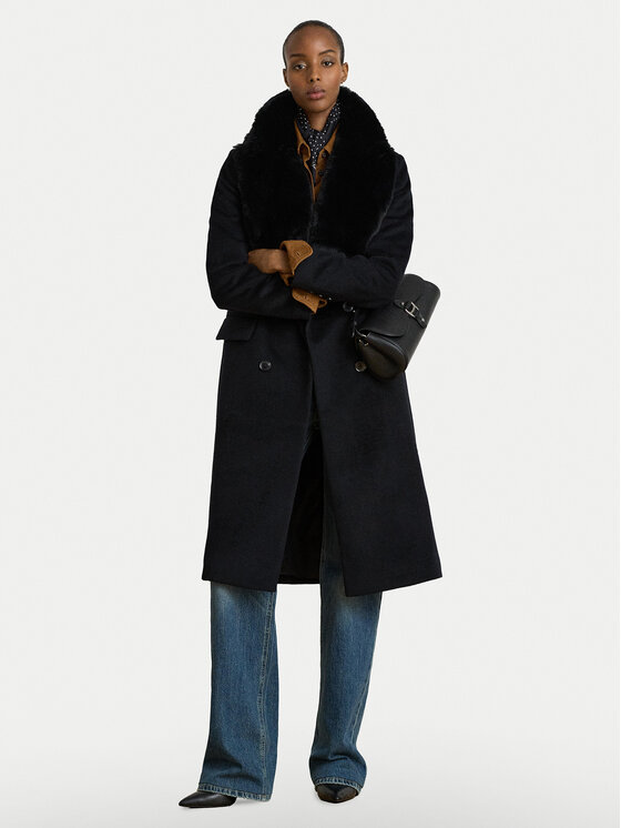 LAUREN RALPH LAUREN LAUREN RALPH LAUREN Villane mantel 297P23450002 Helepruun Oversize